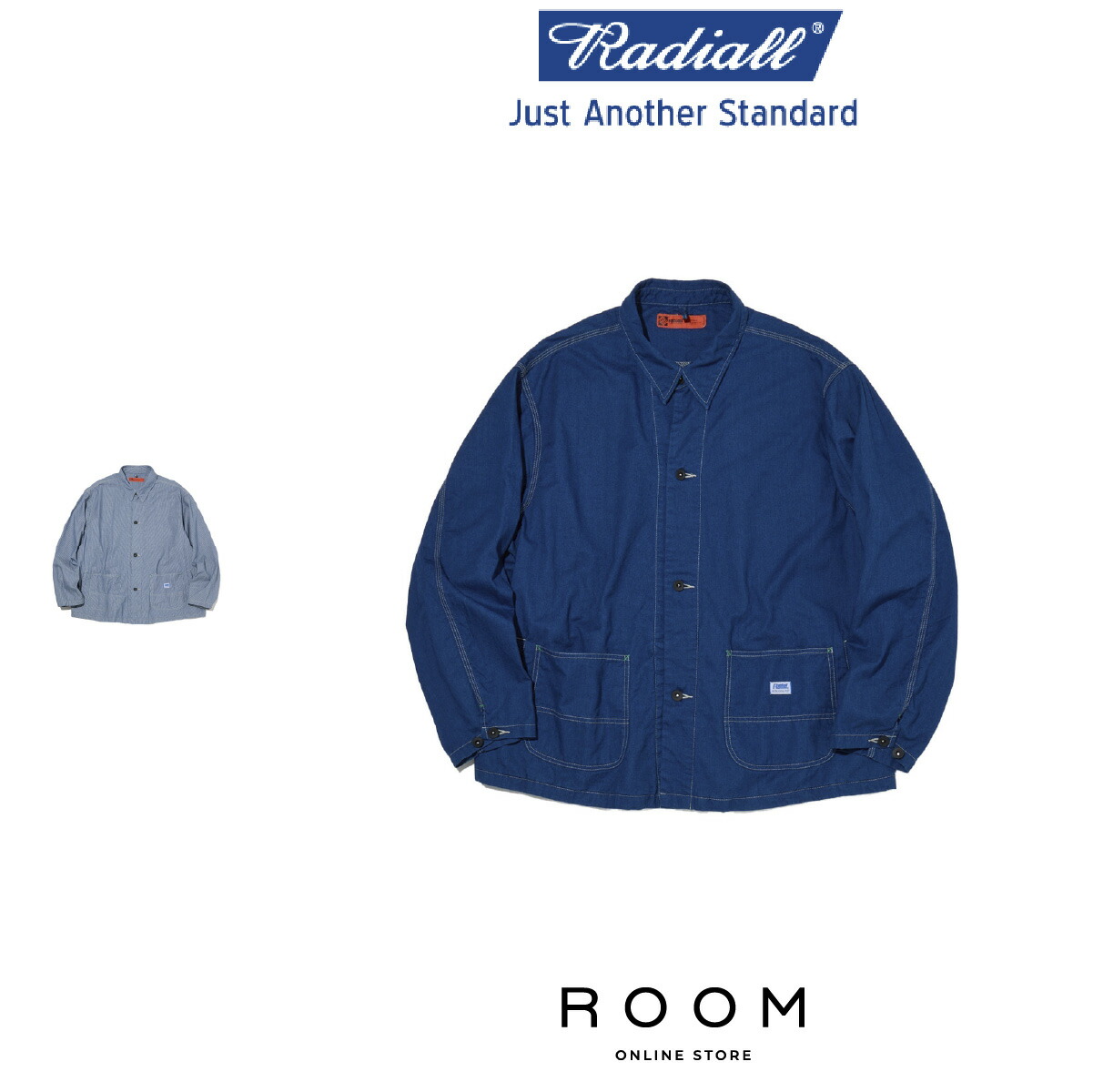 楽天市場】【RADIALL】ラディアル【T.N. COVERALL DUCK Navy Lsize