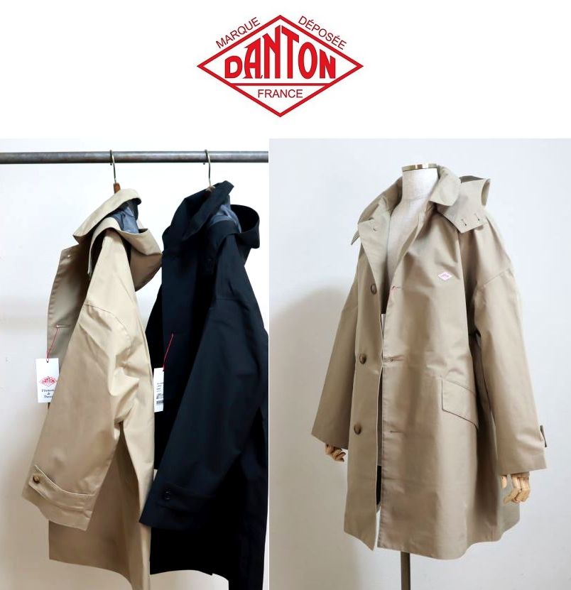 【2026SS】引き換え証客体外 ダントン DANTON 遊撃手 バルマカーン 厚地の外套 SHORT BALMACAAN COAT  3座標軸 #DT-A0648 TLY  レディース