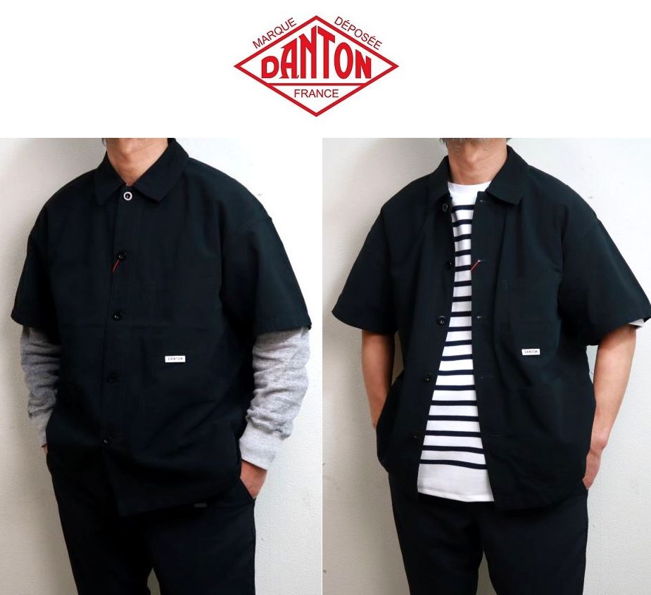 2026SS クーポン券客体外 DANTON WASHER CLOTH COVERALL S/S SHIRT #DT-B0239 MUG【Men\u0027s】