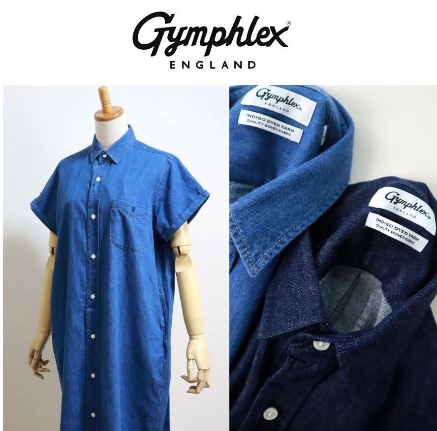【SALE30%OFF】2025春夏新作 GYMPHLEX ジムフレッックス  6薬局衡オンス 点火装置ジーンズ 半袖衣裳 プルオーバー御召しもの  #GY-B0243 SDM 大売り出し客体商いもの【Lady\u0027s】