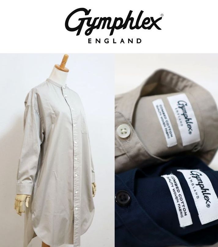 【20%OFFクーポン券有】2026SS GYMPHLEX ジムフレッックス 周波数帯域色合い L/S 定番ティーシャツ衣裳 コーマ糸ツイル  #GY-G0064 BIT 【Lady\u0027s】