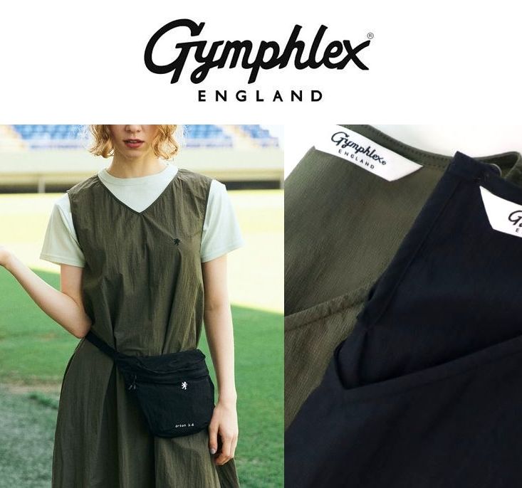 【SALE40%OFF】2026SS GYMPHLEX ジムフレッックス リップストップ ノースリーブワンピース #GY-G0120 NTK セール対象商品【Lady's】｜rooms store