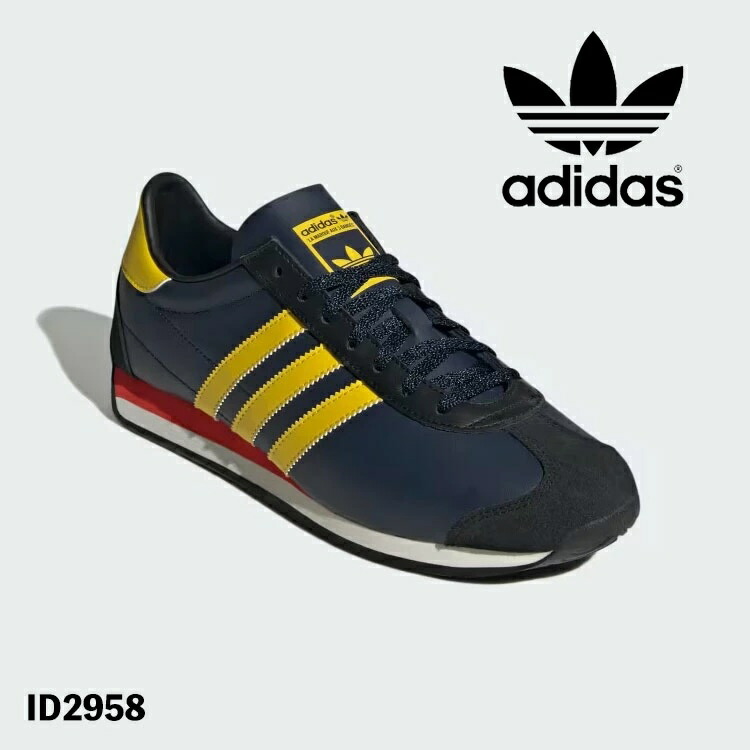 adidas originals ネイビー イエローロゴ　サイドストライプ adidas FIREBIRD LOOSE TRACK TOP ナイトインディゴ/クルー
