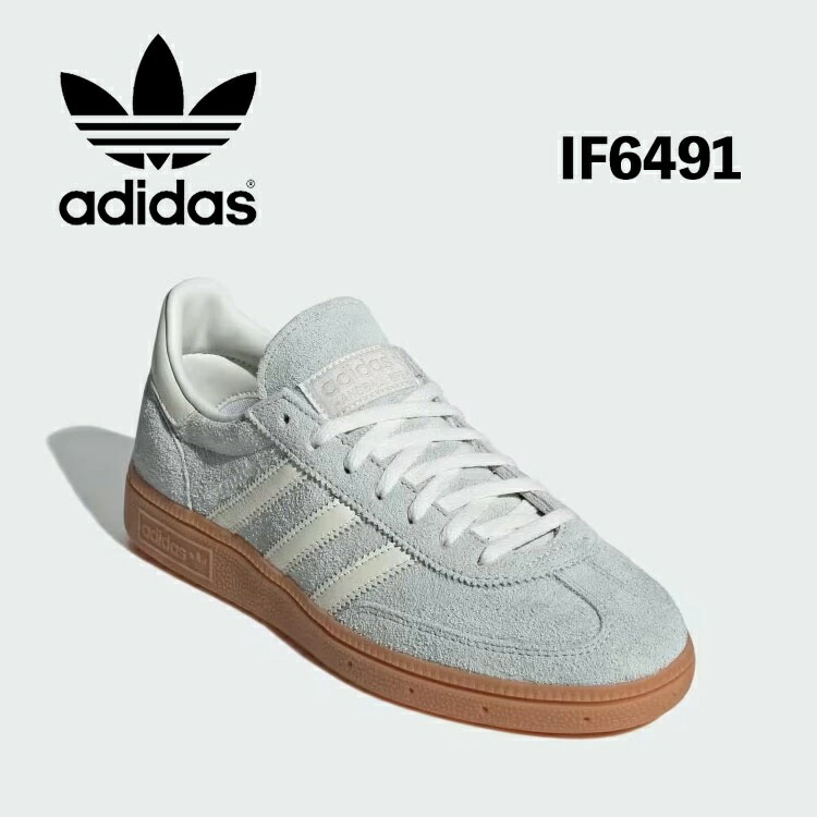 アディダス オリジナルス スニーカー adidas Originals HANDBALL SPEZIAL IF6491 ハンドボール スぺツィアル Wonder Silver / Off White / Gum シューズ【中古】未当て嵌める品