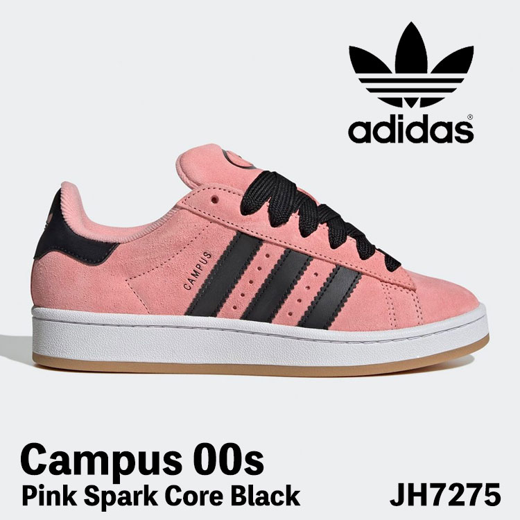 アディダス スニーカー レディース adidas スニーカー レディース Campus 00s Pink Spark Core Black JH7275 キャンパス00s ピンク スパーク コアブラック シューズ メンズ レディース 男性用 女性用【中古】未使用品