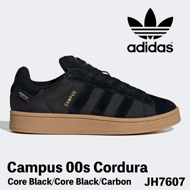 アディダス スニーカー レディース adidas スニーカー レディース Campus 00s Cordura Core Black/Core Black/Carbon JH7607 キャンパス00s コーデュラナイロン コアブラック コアブラック カーボン シューズ メンズ レディース 男性用 女性用【中古】未使用品