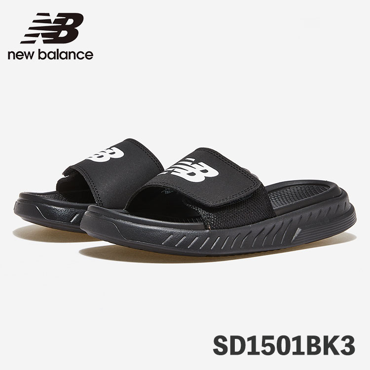 ニューバランス サンダル New Balance SD1501BK3 BLACK WHITE ブラック ホワイト シューズ メンズ レディース【中古】未使用品