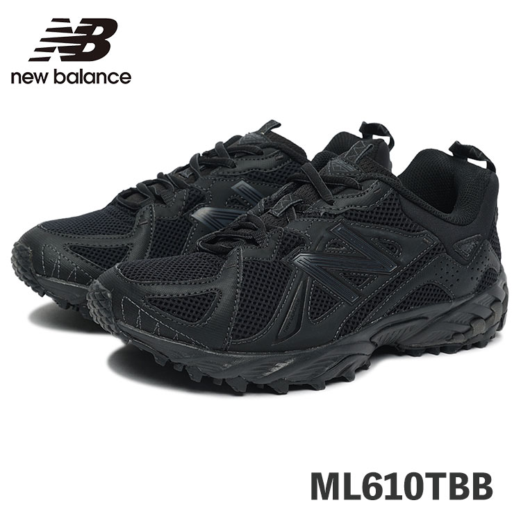 ニューバランス 610 スニーカー New Balance 610 ML610TBB BLACK ブラック シューズ【中古】未使用品