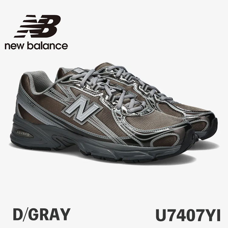 ニューバランス スニーカー 740 New Balance スニーカー U7407YI D/GRAY ダークグレー シューズ メンズ レディース【中古】未使用品