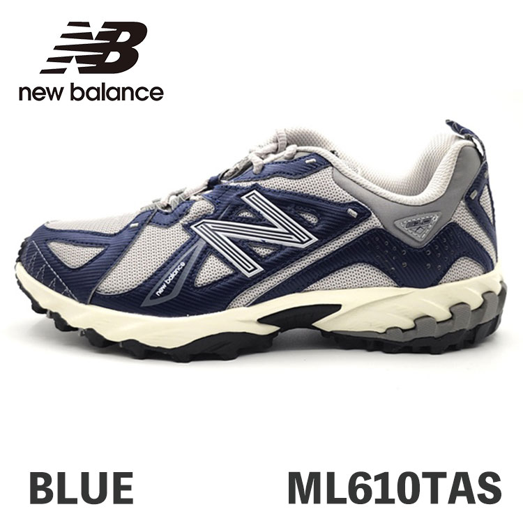 ニュー平衡にする 610 スニーカー New Balance 610 スニーカー ML610TAS BLUE 青み シューズ【中古】未当て嵌める品