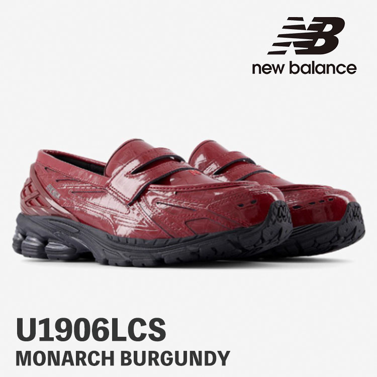 ニューバランス ローファー 1906 New Balance ローファー 1906 U1906LCS Monarch Burgundy / BROWN バーガンディ ブラウン シューズ【中古】未使用品