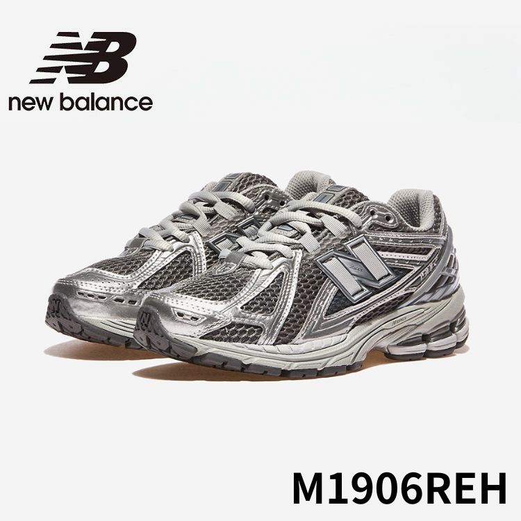 ニュー平衡にする スニーカー 1906 New Balance スニーカー 1906 M1906REH Silver  しろがね色 シューズ メンズ レディース【中古】未当てはめる品