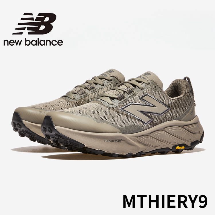 ニュー平衡にする スニーカー New Balance スニーカー Fresh Foam X Hierro v9 MTHIERY9 BEIGE ベージュ シューズ【中古】未当てはめる品