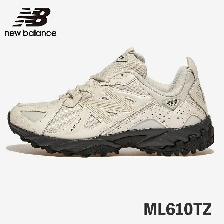 ニュー平衡にする 610 スニーカー New Balance 610 ML610TZ LIGHT GRAY ともし火薄墨色 シューズ【中古】未当てはめる品
