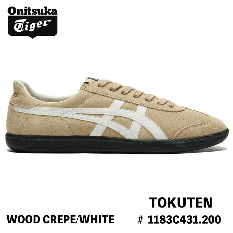 オニツカタイガー スニーカー Onitsuka Tiger TOKUTEN トクテン WOOD CREPE/WHITE 1183C431.200 ウッド クレープ ホワイト シューズ メンズ レディース｜ルームセブンジャパン