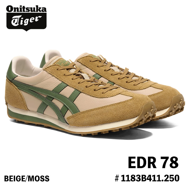 オニツカタイガー スニーカー Onitsuka Tiger EDR 78 BEIGE/MOSS ベージュ / モス # 1183B411.250 シューズ 27,937円