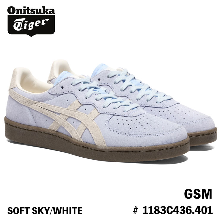 オニツカタイガー スニーカー Onitsuka Tiger メンズ レディース GSM ジーエスエム SOFT SKY/WHITE ソフトスカイ ホワイト 1183C436.401 シューズ