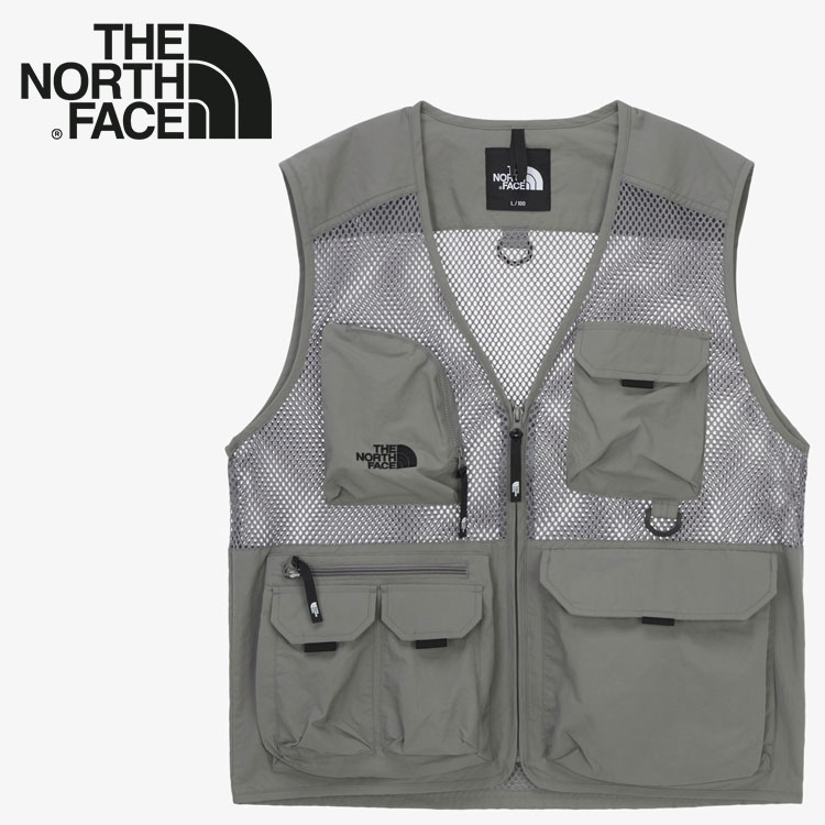 ノースフェイス ベスト THE NORTH FACE M'S VESTI VEST ベスティベスト GRAY NV5VR02B ウェア【中古】未使用品