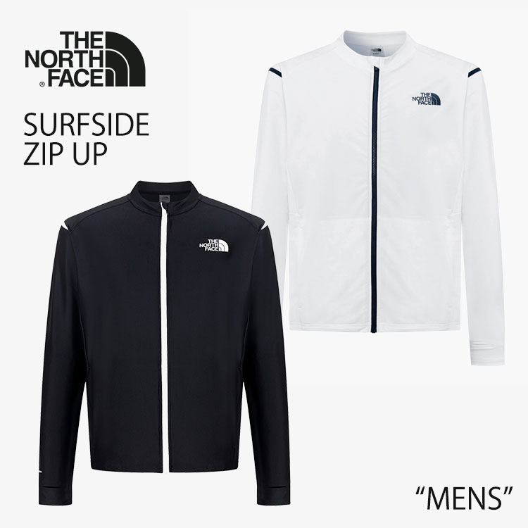 ノースフェイス ラッシュガード メンズ THE NORTH FACE SURFSIDE ZIP UP サーフジップアップ ロングスリーブ ジップアップ 長袖 BLACK ブラック WHITE ホワイト NJ5JR03J NJ5JR03K ウェア【中古】未使用品メンズラッシュガード