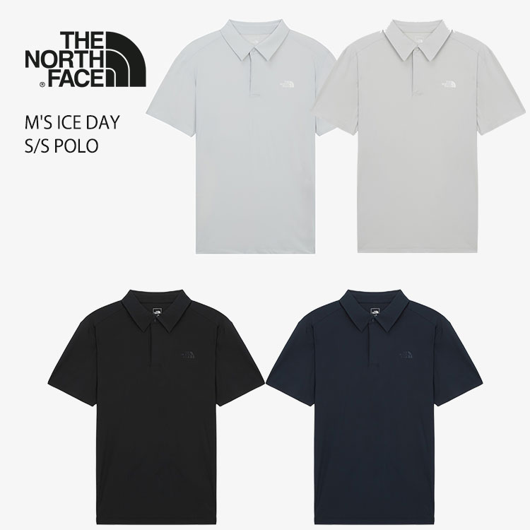 ノースフェイス ポロシャツ 冷感 半袖 THE NORTH FACE M'S ICE DAY S/S POLO メンズ アイス デイ ポロシャツ NT7PR08B / NT7PR08C / NT7PR08E / NT7PR08E ウェア【中古】未使用品
