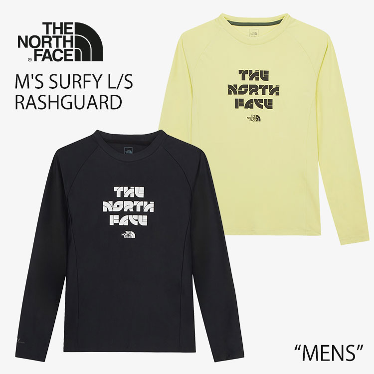 ノースフェイス ラッシュガード メンズ THE NORTH FACE M'S SURFY L/S RASHGUARD サーフィー ロングスリーブ ラッシュガード 長袖 BLACK ブラック APPLE_GREEN アップル グリーン NT7TR05A NT7TR05B ウェア【中古】未使用品|ルームセブンジャパン