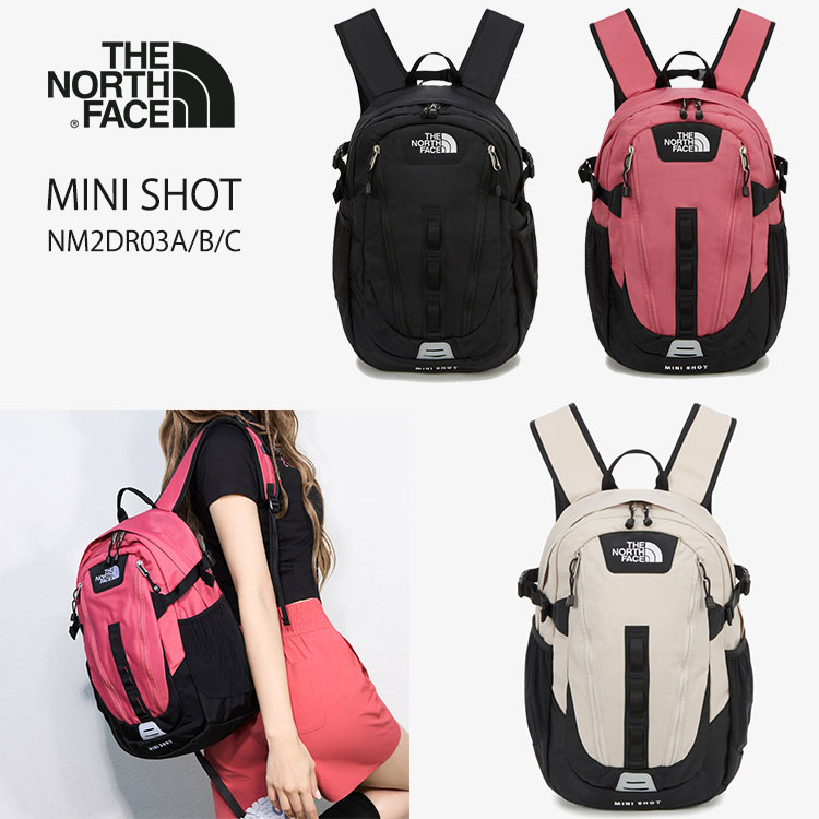 ノースフェイス バックパック THE NORTH FACE バックパック MINI SHOT 18L ミニショット BLACK  CANDY_PINK WHITE_SAND NM2DR03A/NM2DR03B/NM2DR03C【中古】未使用品