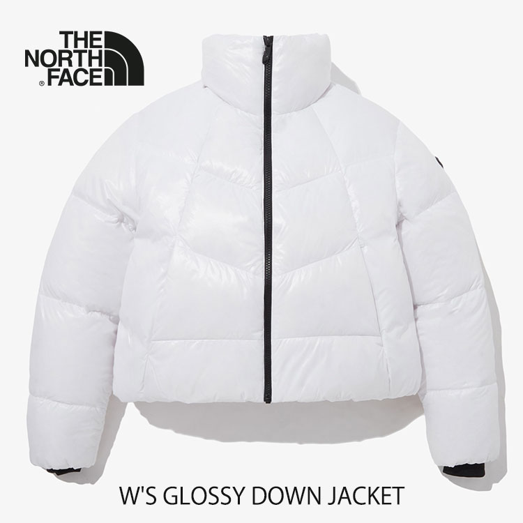 ノースフェイス ダウンジャケット レディース THE NORTH FACE W GLOSSY DOWN JACKET ウィメンズ グロッシー ダウンジャケット WHITE ホワイト NJ1DP87B グースダウン ウェア【中古】未使用品