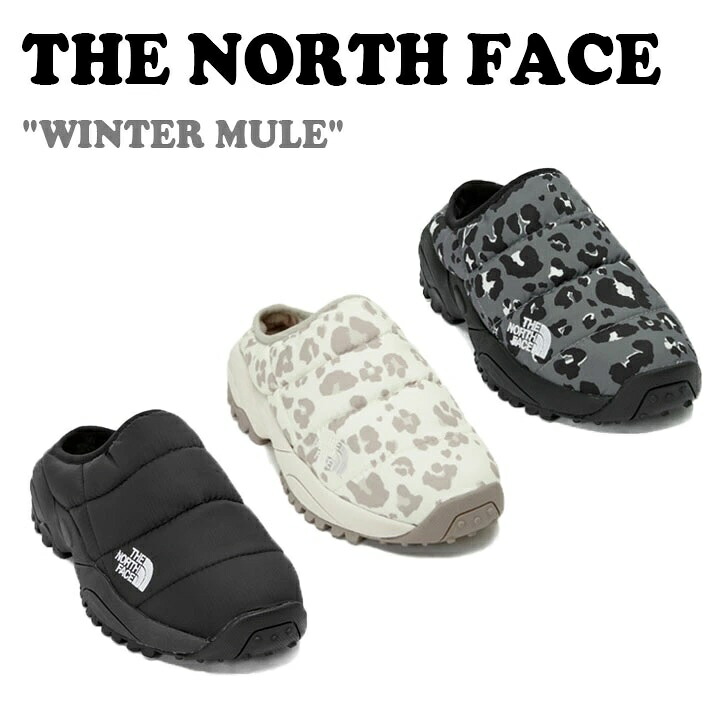 ノースフェイス スニーカー THE NORTH FACE メンズ レディース WINTER MULE ウィンター ミュール BLACK ブラック BEIGE ベージュ DARK GRAY ダーク グレー NS93N63J/K/L シューズ【中古】未使用品|ルームセブンジャパン