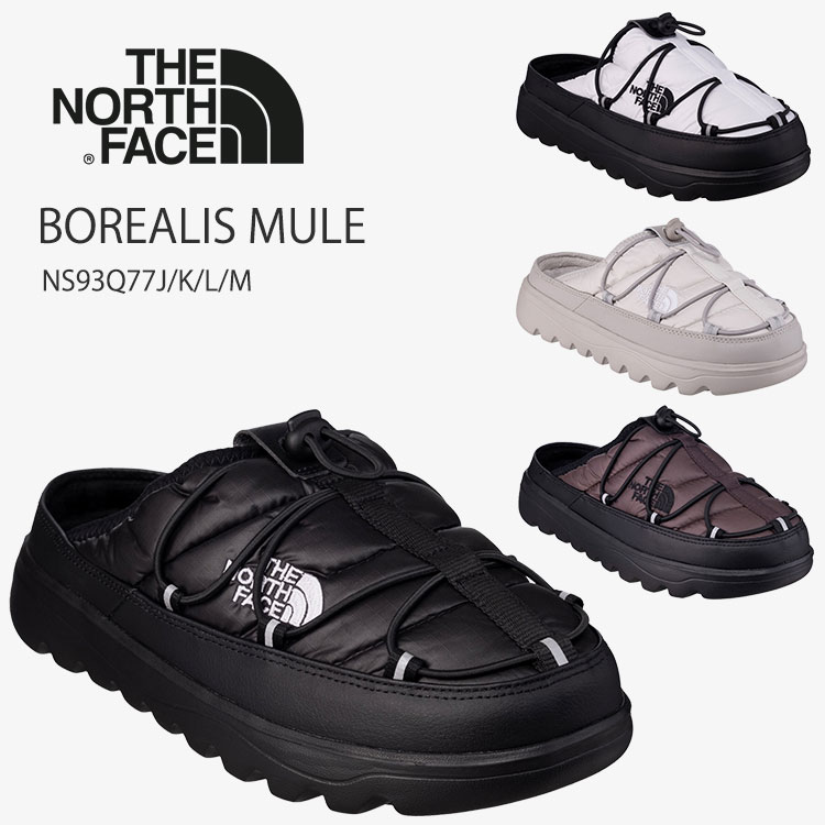 ノースフェイス スニーカー THE NORTH FACE メンズ レディース BOREALIS MULE ボレアリスミュール BLACK ブラック WHITEホワイト LIGHT_BEIGEライトベージュ COCOA_BROWNココアブラウン NS93Q77J/K/L/M【中古】未使用品