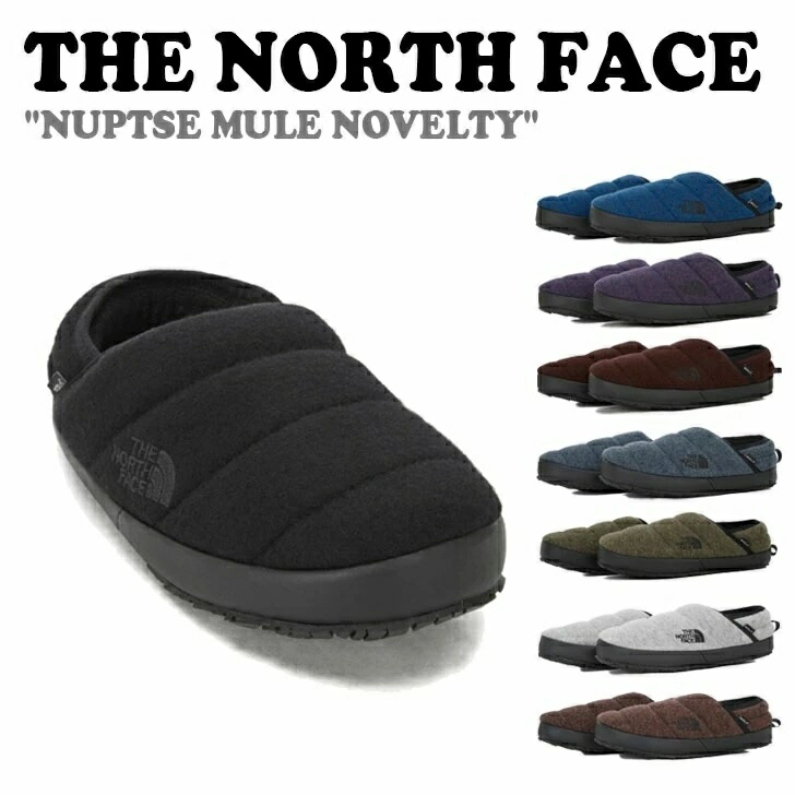 ノースフェイス ミュール THE NORTH FACE メンズ レディース NUPTSE MULE NOVELTY ヌプシミュールノベルティ BLACK BLUE PURPLE DARK_RED DARK BLUE ダークブルー KHAKI カーキ LIGHT_GRAY ライトグレー BURGANDY バーガンディ NS93P73A /B/C/D/E/F/G/H 【中古】未使用品