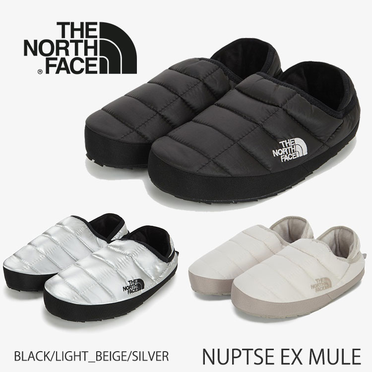 ノースフェイス ミュール THE NORTH FACE ミュール レディース メンズ NUPTSE EX MULE ヌプシ EX ミュール スエード BLACK LIGHT_BEIGE SILVER NS85R69A NS85R69B NS85R69C シューズ【中古】未使用品