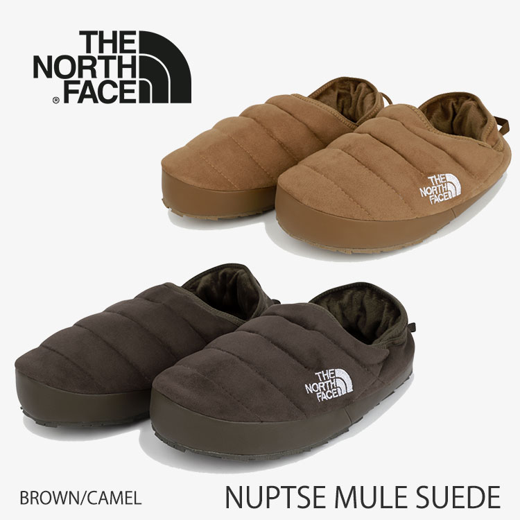 ノースフェイス ミュール THE NORTH FACE ミュール メンズ レディース NUPTSE MULE SUEDE ヌプシ ミュール スエード スウェード CAMEL BROWN NS85R72J NS85R72K シューズ【中古】未使用品