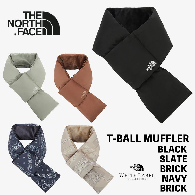 ノースフェイス マフラー ダウン THE NORTH FACE マフラー ダウン T-BALL MUFFLER Tボール マフラー BLACK SLATE BRICK NAVY BEIGE ブラック スレート ブリック ネイビー ベージュ 黒 茶色 ACC【中古】未使用品｜ルームセブンジャパン 10,842円