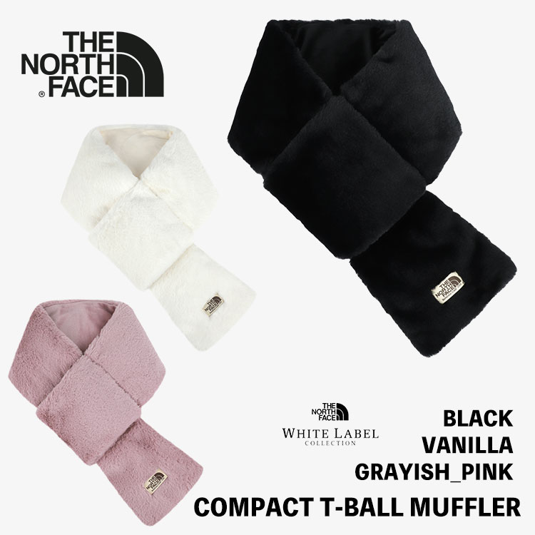 ノースフェイス マフラー ダウン THE NORTH FACE マフラー ダウン COMPACT T-BALL MUFFLER コンパクト Tボール マフラー REAL_BLACK VANILLA GRAYISH_PINK リアルブラック バニラ グレイリッシュ ピンク 黒 ACC【中古】未使用品｜ルームセブンジャパン