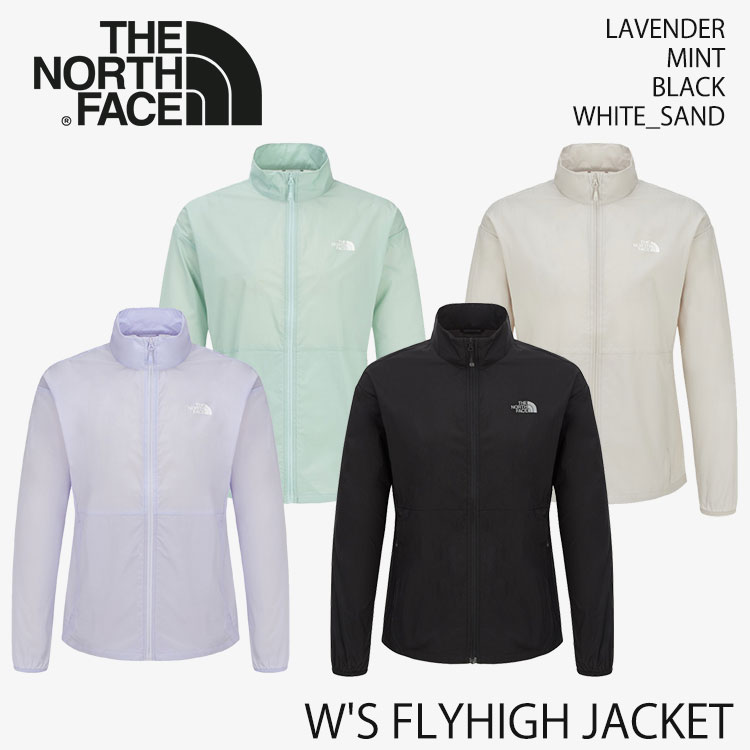 ノースフェイス ライトジャケット レディース THE NORTH FACE ジャケット レディース W'S FLYHIGH JACKET ウィメンズ フライハイ ジャケット LAVENDER MINT BLACK WHITE_SAND ラベンダー ミント ブラック ホワイトサンド ウェア【中古】未使用品