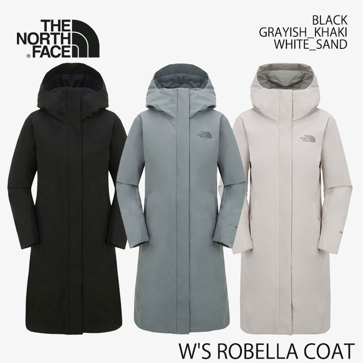 ノースフェイス コート レディース THE NORTH FACE コート レディース W'S ROBELLA COAT ウィメンズ ロベラ コート BLACK GRAYISH_KHAKI WHITE_SAND ブラック グレイッシュカーキ ホワイトサンド【中古】未使用品