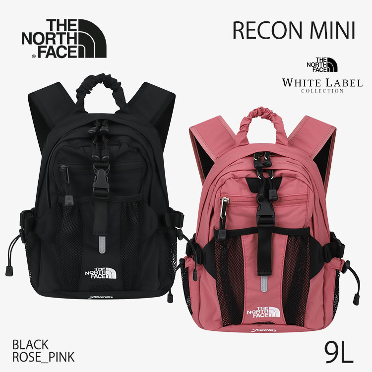 ノースフェイス バックパック THE NORTH FACE バックパック レディース RECON MINI レコン ミニ バックパック 9L BALCK ROSE_PINK NM2DR08J NM2DR08M【中古】未使用品|ルームセブンジャパン