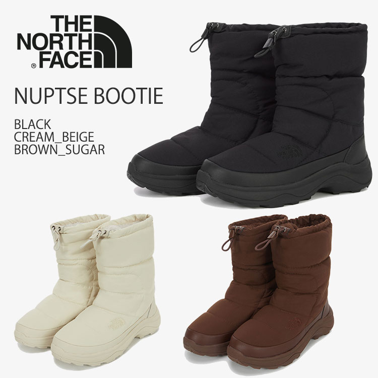 北の方人間の顔 ブーツ 落ち込む メンズ レディース ウィンターブーツ 防寒用シューズ MENS Womens THE NORTH FACE ブーツ 落ち込む NUPTSE BOOTIE ヌプシ ブー紅茶 BLACK CREAM_BEIGE BROWN_SUGAR NS87R61A NS87R61B NS87R61C【中古】未当てはめる品