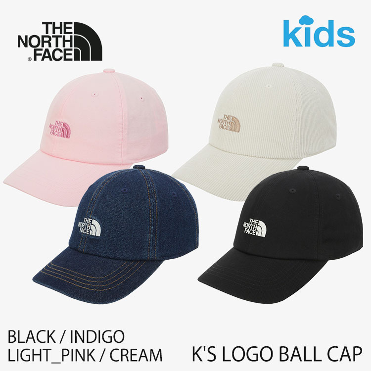 ノースフェイス キャップ キッズ THE NORTH FACE キャップ 子供用 K'S LOGO BALL CAP キッズ ロゴ ボール キャップ BLACK INDIGO LIGHT_PINK CREAM ブラック インディゴ ライトピンク クリーム【中古】未使用品｜ルームセブンジャパン 7,714円