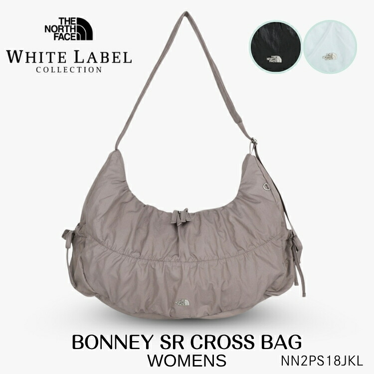 ノースフェイス ホーボー ショルダー バッグ THE NORTH FACE クロスバッグ BONNEY SR CROSS BAG ボニー クロス バッグ BLACK SILVER_GRAY COCOA_BROWN NN2PS18J / NN2PS18K / NN2PS18L ウィメンズ 女性用【中古】未使用品