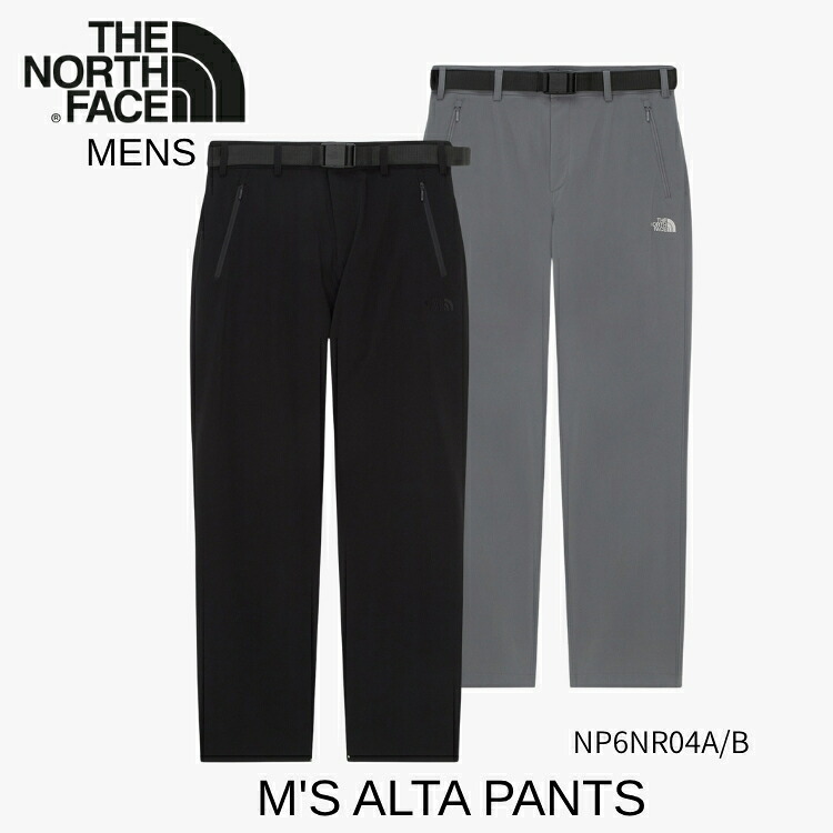 北の方人間の顔 ズボン下 メンズ THE NORTH FACE ズボン下 メンズ M\u0027S ALTA PANTS メンズ アルタ ズボン下 BLACK GRAY 黒いこと 薄墨色 NP6NR04A / NP6NR04B 御召しもの【中古】未当て嵌める品