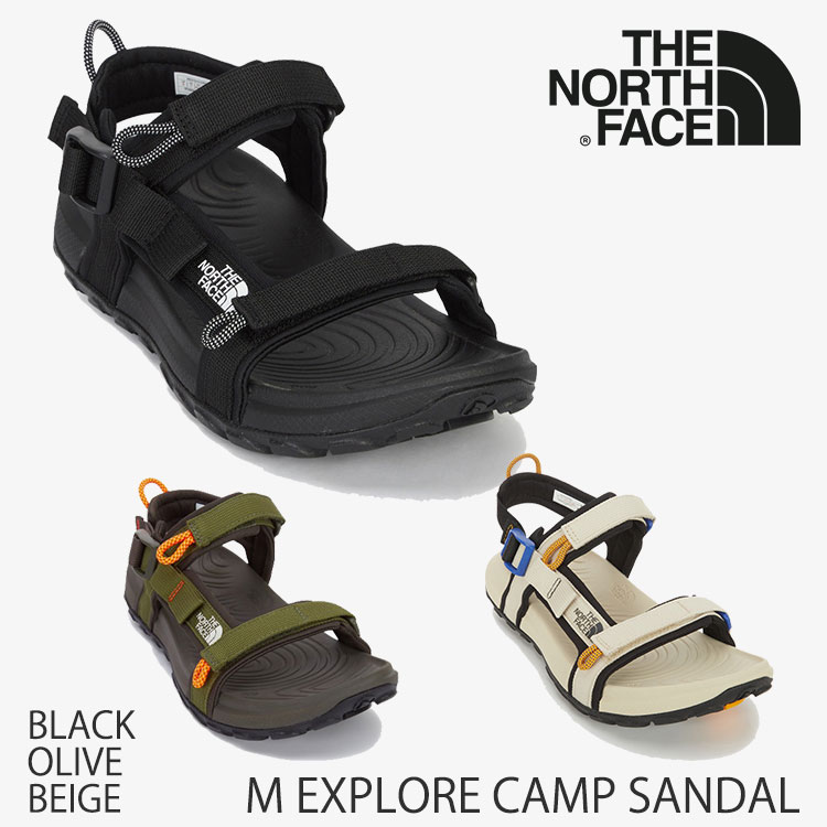 ノースフェイス サンダル メンズ THE NORTH FACE サンダル メンズ M EXPLORE CAMP SANDAL エクスプロア キャンプ サンダル BLACK OLIVE BEIGE ブラック オリーブ ベージュ NS82S02A / NS82S02B / NS82S02C【中古】未使用品|ルームセブンジャパン