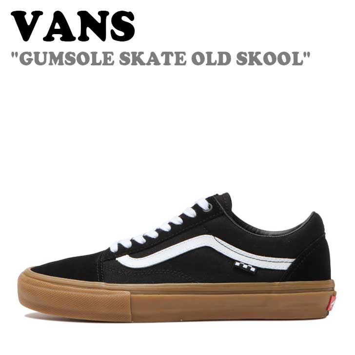 バンズ スニーカー オールドスクール VANS メンズ レディース GUMSOLE SKATE OLD SKOOL ガムソール スケート オールド スクール BLACK ブラック VN0A5FCBB9M シューズ|ルームセブンジャパン
