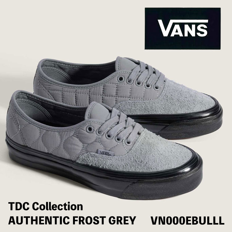 バンズ スニーカー VANS スニーカー TOKYO AFTER HOURS オーセンティック AUTHENTIC REISSUE 44 VN000EBULLL FROST GREY フォレストグレー