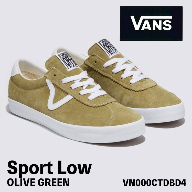 バンズ スニーカー VANS スニーカー Sport Low OLIVE GREEN VN000CTDBD4 スポーツ ロー オリーブグリーン シューズ