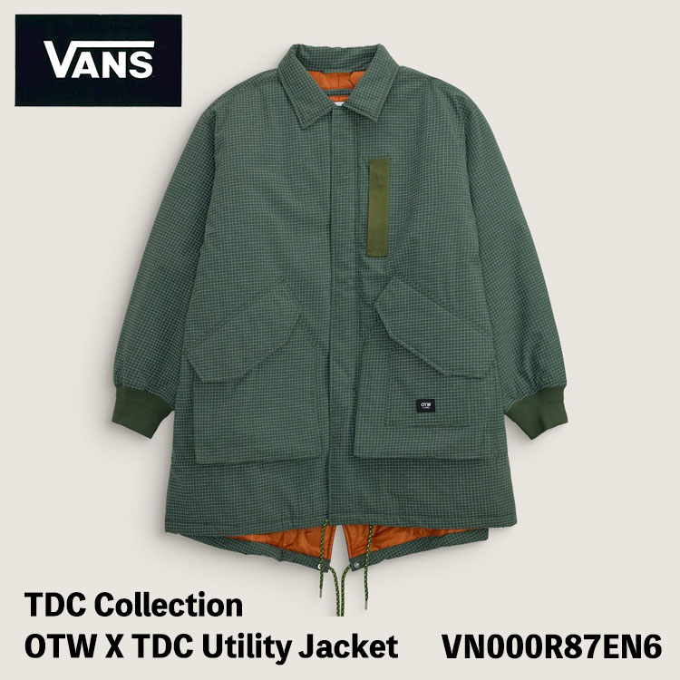 バンズ ジャケット VANS ジャケット OTW x TDC ユーティリティ ジャケット VN000R87EN6 PINE FOREST(KHAKI) パイン フォレスト アウター