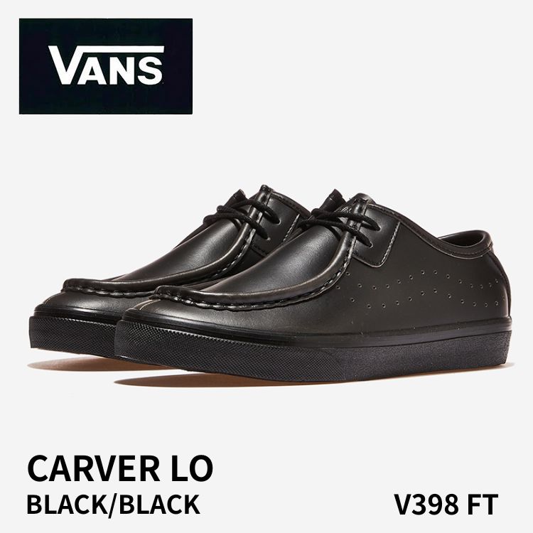 バンズ スニーカー VANS スニーカー CARVER LO カーバーロー BLACK/BLACK ブラック V398 FT メンズ レディース シューズ｜ルームセブンジャパン