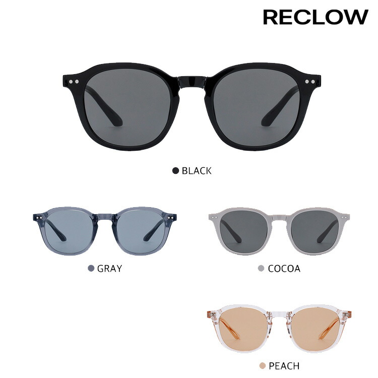 リクロー サングラス RECLOW メンズ レディース RC ZEHE SUNGLASS RC RCゼヘサングラス BLACK ブラック GRAY グレー COCOA ココア PEACH ピーチ ACC 6,845円