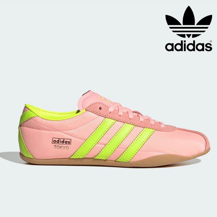 アディダス オリジナルス スニーカー adidas Originals Tokyo トーキョー メンズ レディース Glow Pink / Solar Yellow / Gum グローピンク ソーラーイエロー ガム JQ0584 シューズ【中古】未使用品｜ルームセブンジャパン