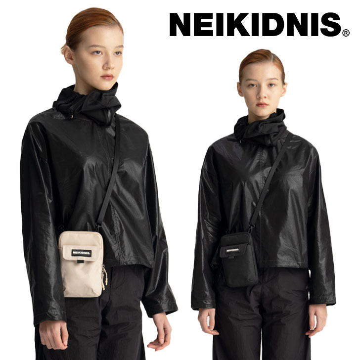 ネイキドニス 上半身御徒面子 NEIKIDNIS 決まり売りわたす店 EPIC MINI CROSS BAG 叙事詩 ミニ 差し交わす御徒面子 LIGHT BEIGE ともし火ベージュ BLACK 黒いこと NB35ACR020 御徒面子 バッグ・小物・ブランド雑貨-ボディバッグ・ウエストポーチ-バッグ